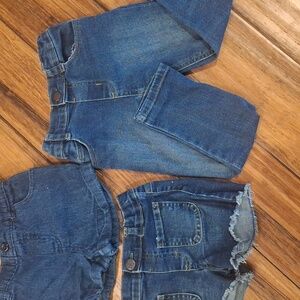 4t Girls' Geranimals Shorts & Jeans Set